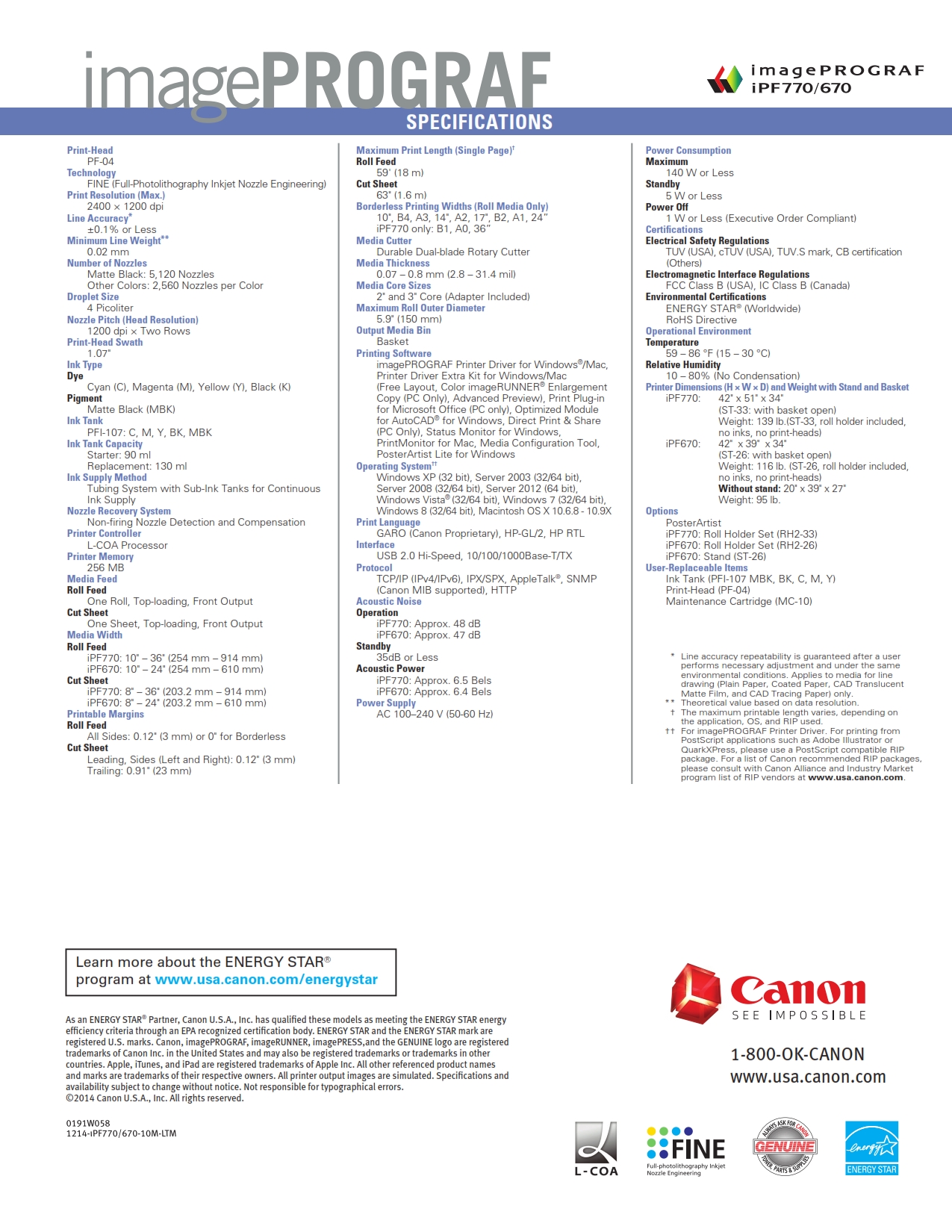 Plotter Canon Ipf 770 A0 con Pedestal 004