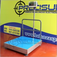BALANZA DIGITAL DE PLATAFORMA CON REJA ACCURA SB51 CAP 500 KG.