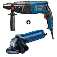 Combo Rotomartillo BOSCH SDS Plus GBH2-20D + Amoladora GWS7-115