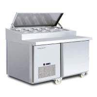 Mesa pizzera refrigerada de 01 puerta Berjaya - BS1D/PC4/C