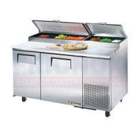 MESA PIZZERA REFRIGERADA DE 02 PUERTAS TRUE - TPP-60