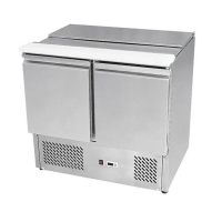 Mesón Saladette 2 puertas Acero Inox. VENTUS VMRSL-380