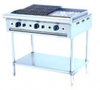 Parrilla de fierro fundido con piedra volcanica Berjaya - CRB3BFS